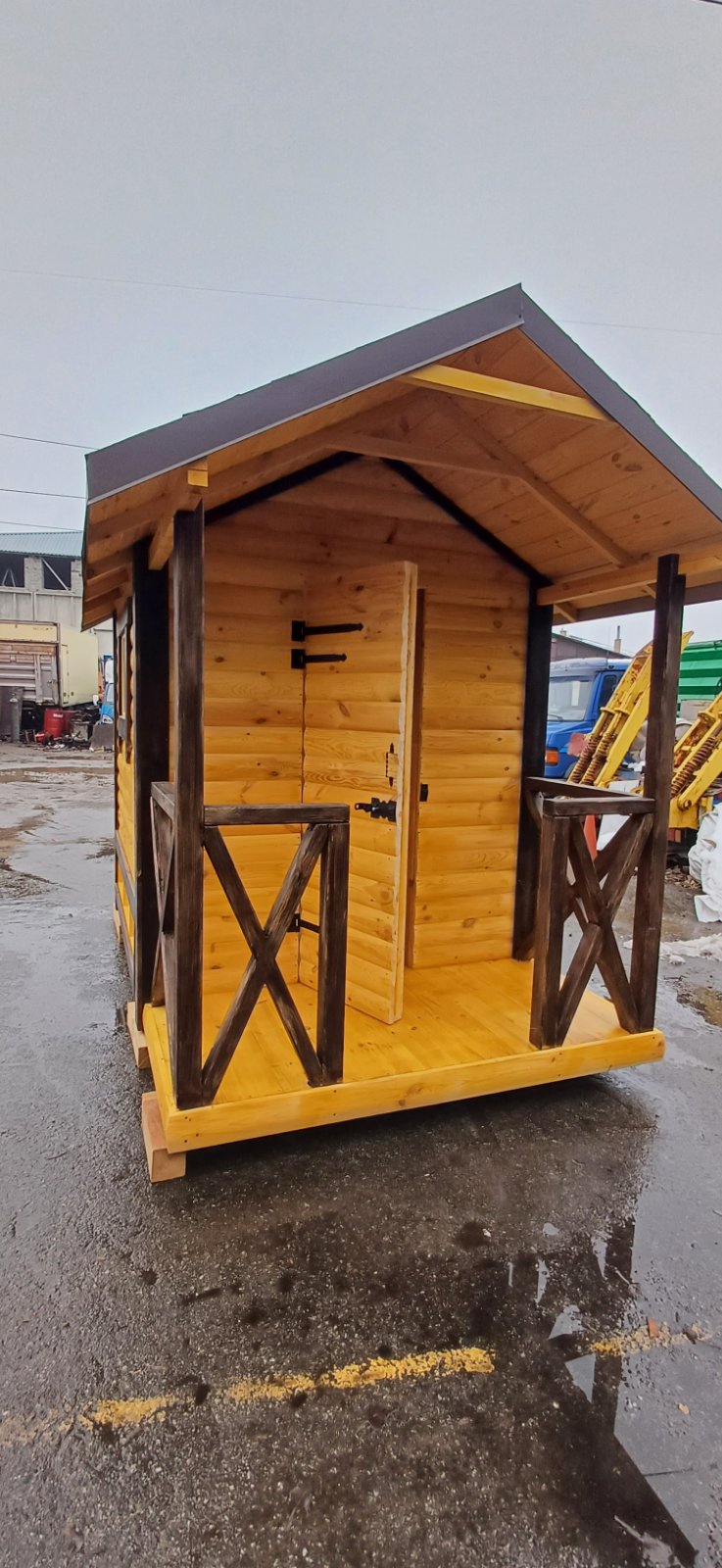Апібудинок утеплений з верандою на два лежаки - Зображення 3